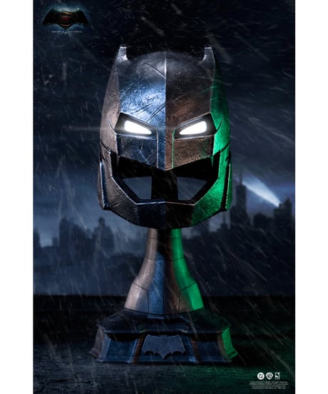 【予約】バットマン vs スーパーマン ジャスティスの誕生/ アーマード バットマン ヘルメット 1/1 ライフサイズ レプリカ　［ピュアアーツ］