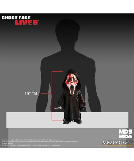 【予約】MDS デザイナーシリーズ/ アイコン・オブ・ハロウィン: ブラッディ・ゴーストフェイス 15インチ メガスケール フィギュア　［メズコトイズ］
