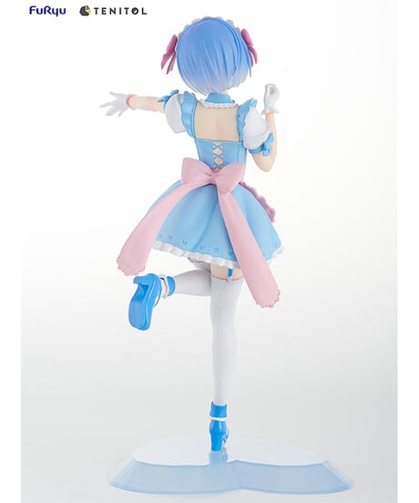 Re:ゼロから始める異世界生活　TENITOL 夢かわメイドレム&ラム特典付きセット　塗装済み完成品