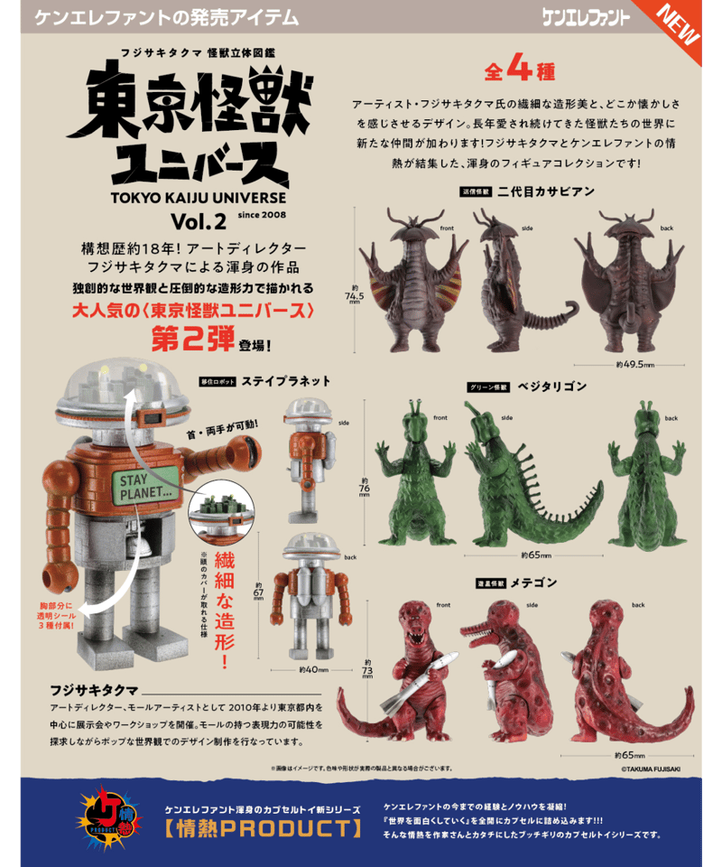 東京怪獣ユニバース vol.2 BOX版 12個入1BOX ［ケンエレファント