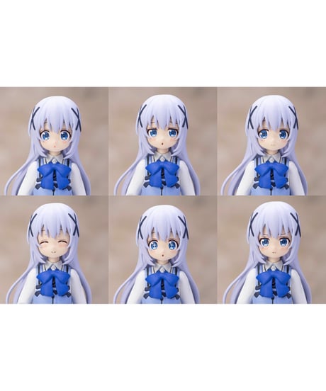 【予約】プラスチックキット「プラフィア　チノ」　ご注文はうさぎですか？ BLOOM　[PLUM]