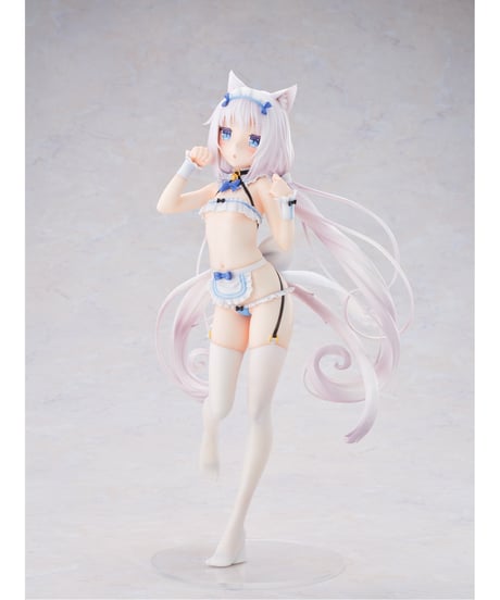 【予約】ネコぱら バニラ マイクロビキニメイド-STD Edition-　1/5.5　塗装済み完成品　［オーキッドシード］