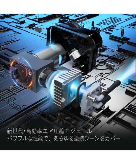 【予約】【送料無料】HobbyMio  HM-04携帯式（充電式）エアコンプレッサー　［HOBBYMIO（ホビーミオ）］