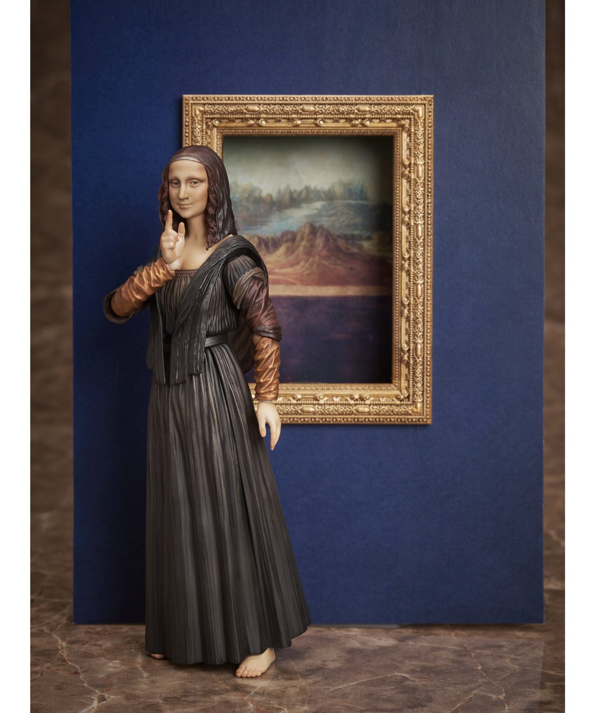 figma モナリザ　テーブル美術館　レオナルド・ダヴィンチ　芸術 予約】テーブル美術館 figma「レオナルド・ダ・ヴィンチ作 モナ・リザ