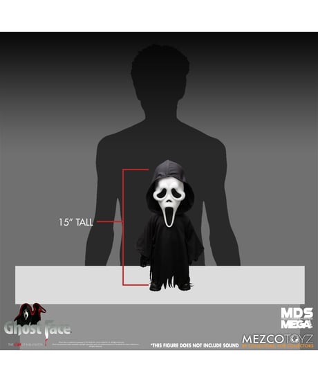 【予約】【再生産】MDS デザイナーシリーズ/ アイコン・オブ・ハロウィン: ゴーストフェイス 15インチ メガスケール フィギュア　［メズコトイズ］