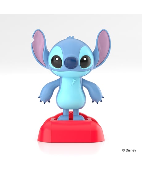 楽プラ トコトコ　ディズニー キャラクター DP-16 スティッチ/DP-17 エンジェル　全２種　［アオシマ］