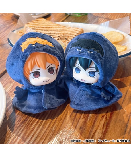 【送料無料】るかっぷ ポンチョ  ハイキュー!!  ヒナガラス/カゲガラス　全２種　［メガハウス］
