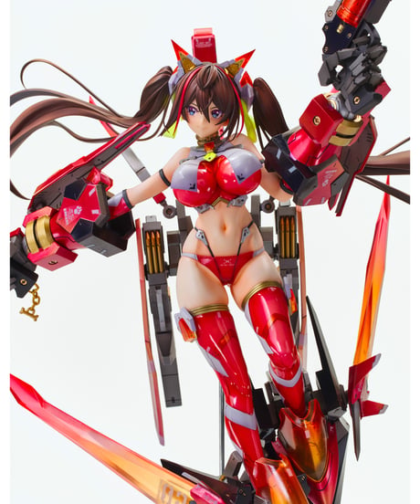 【予約】ヴェルテクス・オリジナルズ　オービットガールズ ENTRY NO.02 アカネ・ヒナツ　塗装済み完成品フィギュア　［ヴェルテクス］