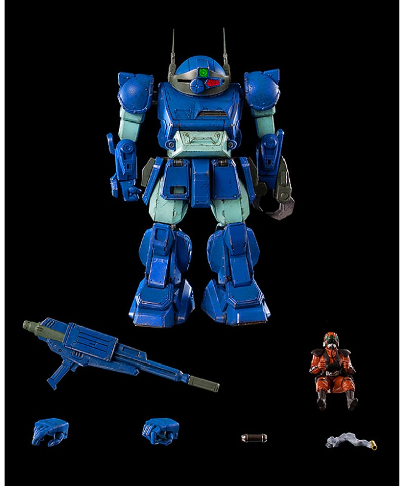 ロボ道 装甲騎兵ボトムズ ラビドリードッグ・スコープドッグ(開封品) ロボ道 ラビドリードッグ