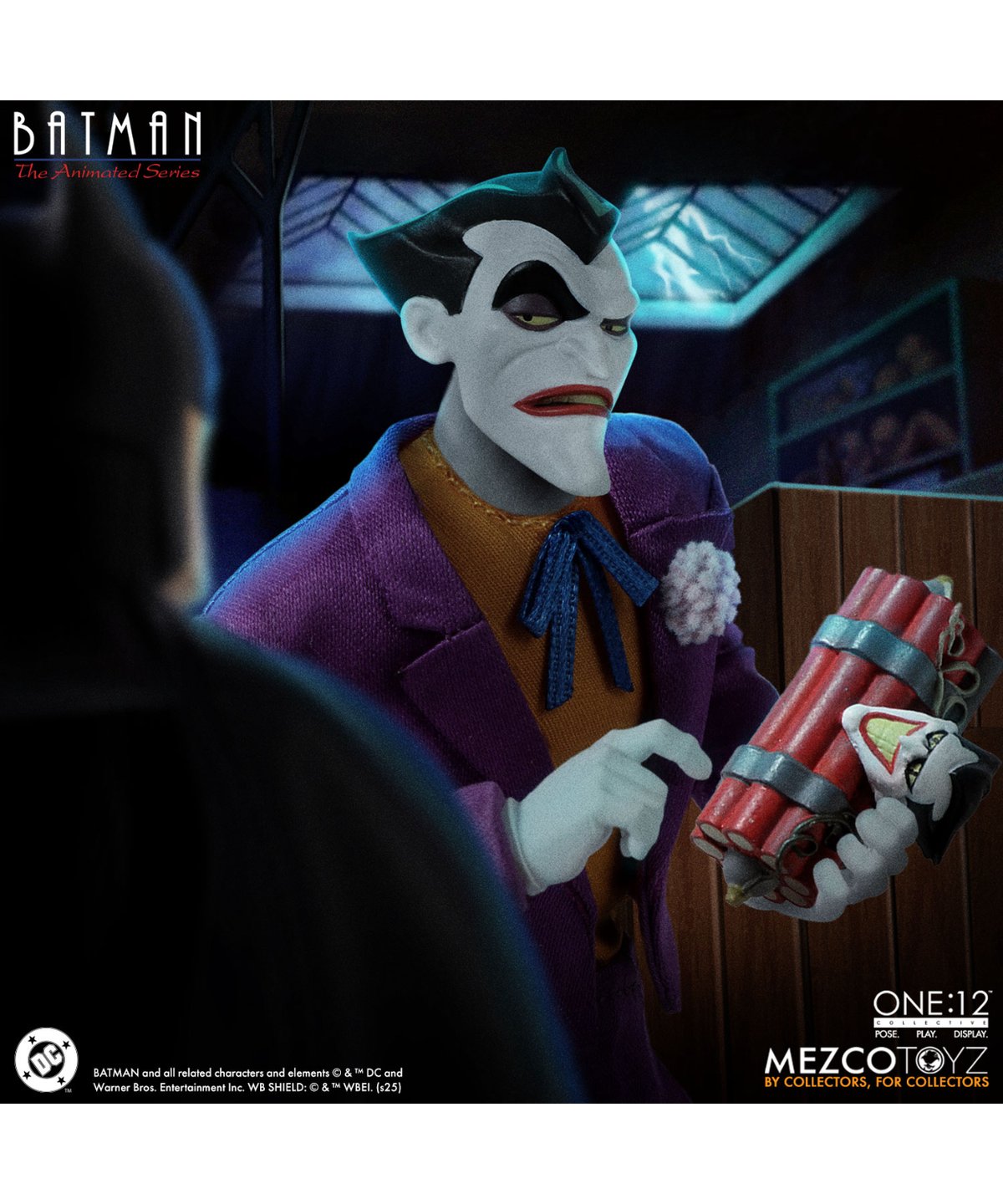 ケナー社　バッドマン　ジョーカー　アクションフィギュア　青スーツ　アニメイテッド Amazon.co.jp: DCコレクティブルズ バットマン アニメイテッド 6