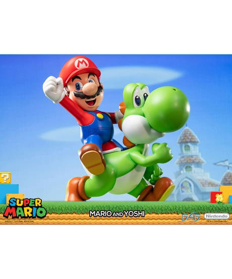 【予約】スーパーマリオシリーズ/ マリオ＆ヨッシー スタチュー　［ファースト4フィギュア］