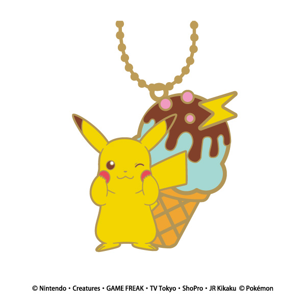 ポケットモンスター ステンドグラスボールチェーン ピカチュウ
