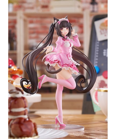 【予約】POP UP PARADE ショコラ 冬服Ver. L size　塗装済み完成品　ネコぱら セカイコネクト　[グッドスマイルカンパニー]