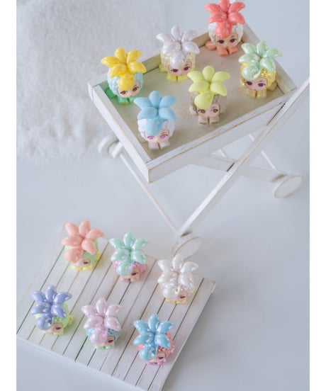 MELETE AROMA PRINCESS Boboluo Pineapple(ボボロパイナップル)シリーズ ミニトレーディングフィギュア　６個入り１BOX