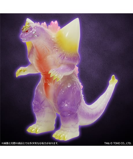 【予約】【送料無料】CCP ミドルサイズシリーズ ゴジラEX【第14弾】スペースゴジラ ルミナスパープル Ver.　彩色済み完成品　［CCP JAPAN］