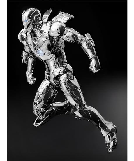DLX Iron Man Mark 2 (Chrome Edition)（DLX アイアンマン・マーク2（クローム・エディション））　［threezero］