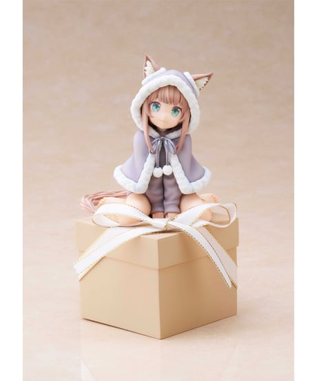 Palette うちのねこが女の子でかわいい おきがえコレクション　プレゼントきなこ　PVC/ABS製　塗装済み完成品フィギュア