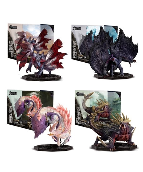 CAPCOM FIGURE BUILDER CUBE MONSTER HUNTER 4体セットボックス（ゴア・マガラ/奇しき赫耀のバルファルク/マガイマガド/タマミツネ）