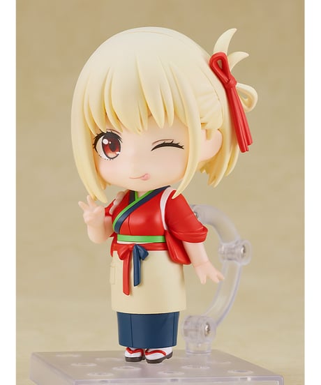 リコリス・リコイル　ねんどろいど 錦木千束 喫茶リコリコ制服Ver.　　プラスチック製 塗装済み可動フィギュア