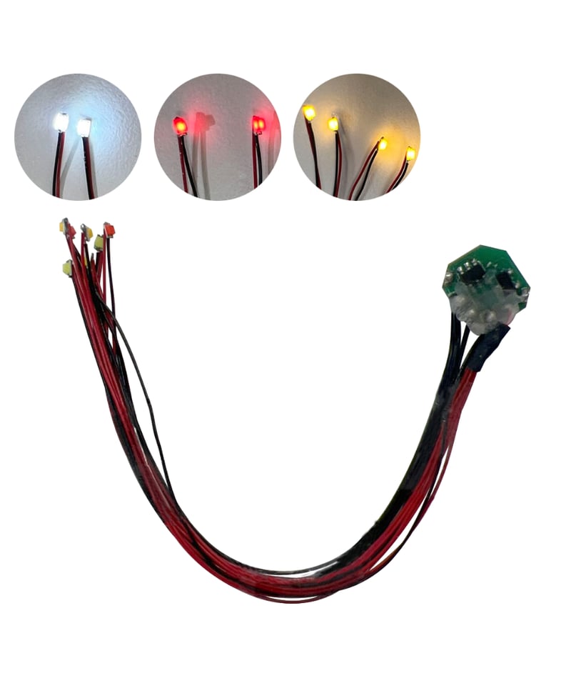 送料無料】W-PARTS LEDモジュール（磁気スイッチ付き) リードLED3