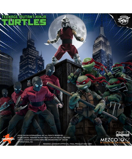 【予約】ワン12コレクティブ/ TMNT ティーンエイジ・ミュータント・ニンジャ・タートルズ: タートルズ 1/12 アクションフィギュア ボックスセット リダックス・オブ・オリジナル ver