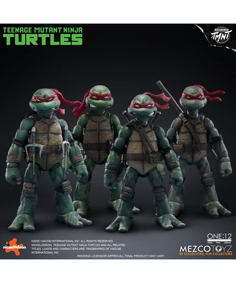 【予約】ワン12コレクティブ/ TMNT ティーンエイジ・ミュータント・ニンジャ・タートルズ: タートルズ 1/12 アクションフィギュア ボックスセット リダックス・オブ・オリジナル ver
