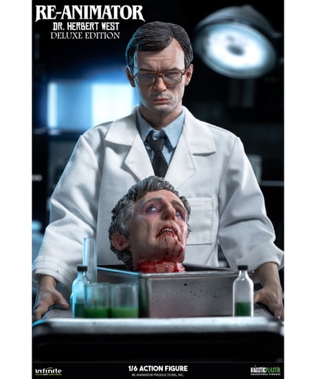 【予約】ZOMBIO/死霊のしたたり/ ハーバート・ウエスト 1/6 アクションフィギュア（ DX エディション）　［インフィニティスタチュー］