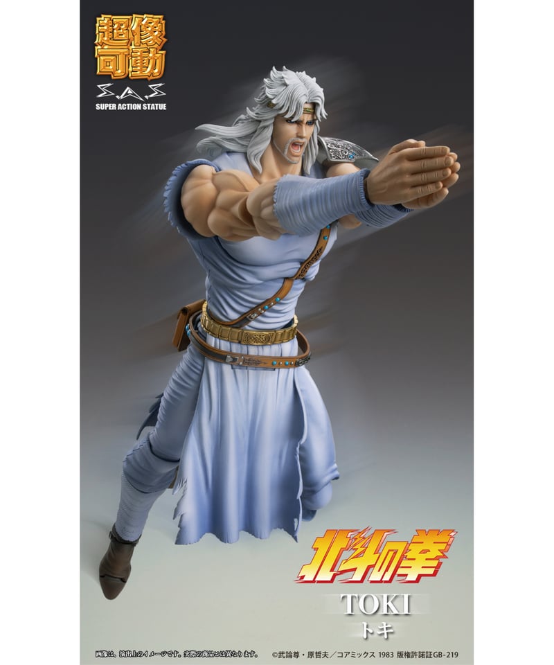 超像可動 「トキ」『北斗の拳』 塗装済可動フィギュア ［メディコス