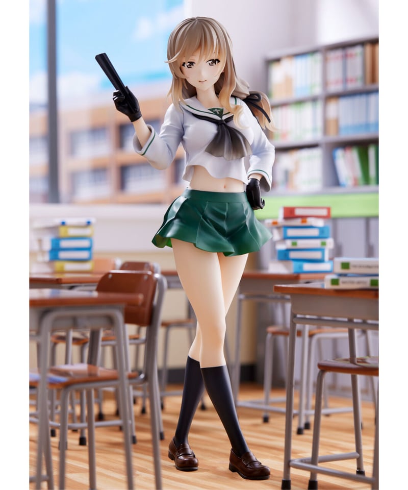 島田 千代［大洗女子］1/7スケールフィギュア 完成品 【ガールズ