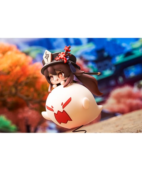 原神 胡桃 ちびキャラゆらゆらスタンド（再販）　PVC＆ABS製塗装済み完成品　［APEX-TOYS］