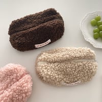 ＜海外取寄せ＞new design///もふもふポーチ 撮影雑貨 アクセサリー撮影 皿 インテリア　キッチン雑貨　キッチングッズ  キッチン用 韓国風雑貨 韓国風インテリア