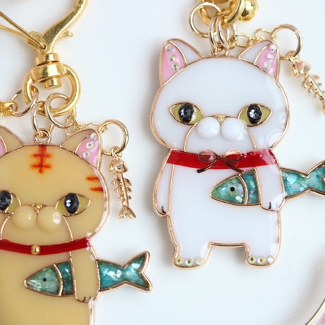 お猫さんキーホルダー
