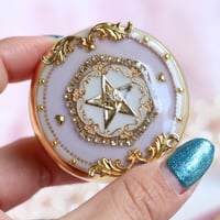 《くすみパープル》星のコンパクトケース