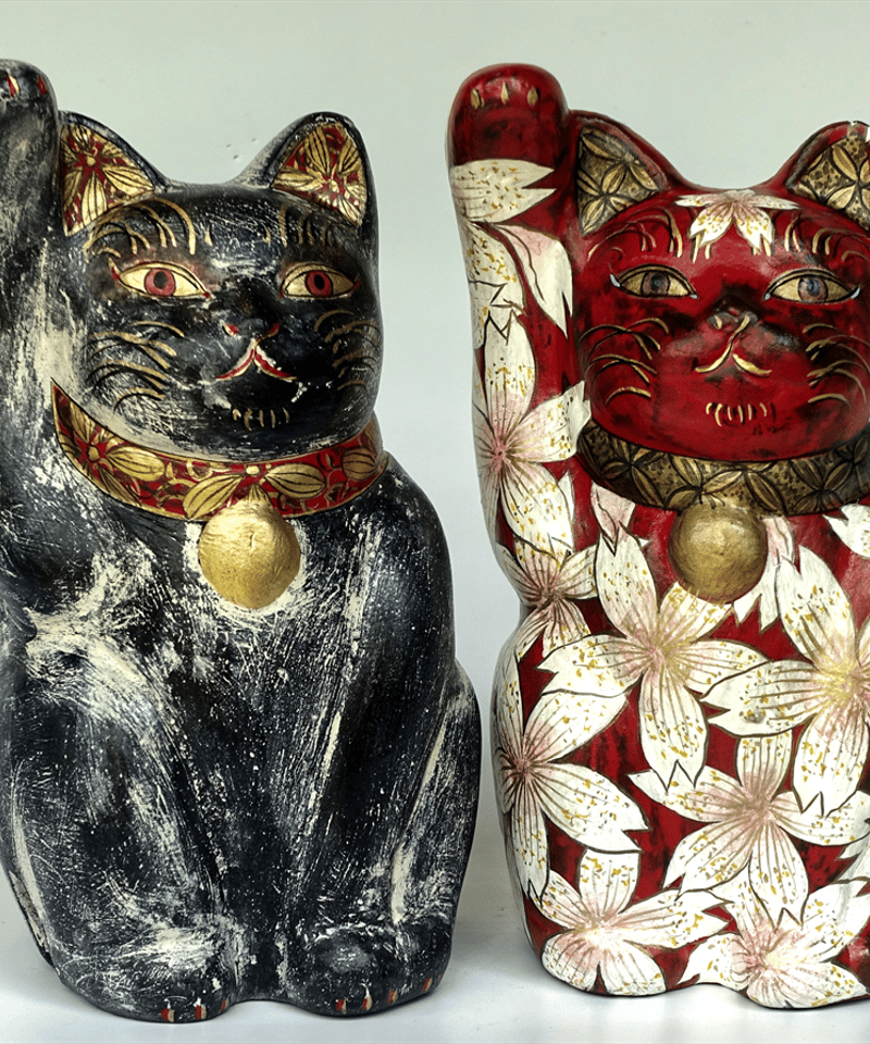 蝉丸　招き猫　美品　入手困難　黒猫　猫 蝉丸 招き猫 美品 入手困難 黒猫 猫 招き猫 弐号 黒古美 | 蟬