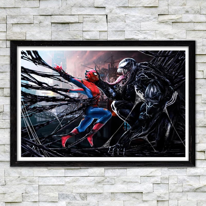 スパイダーマン　リバーシブルスカジャン　ヴェノムvsカーネイジ　パニカムトーキ… スパイダーマンヴェノムVSカーネイジ リバーシブルスカジャン