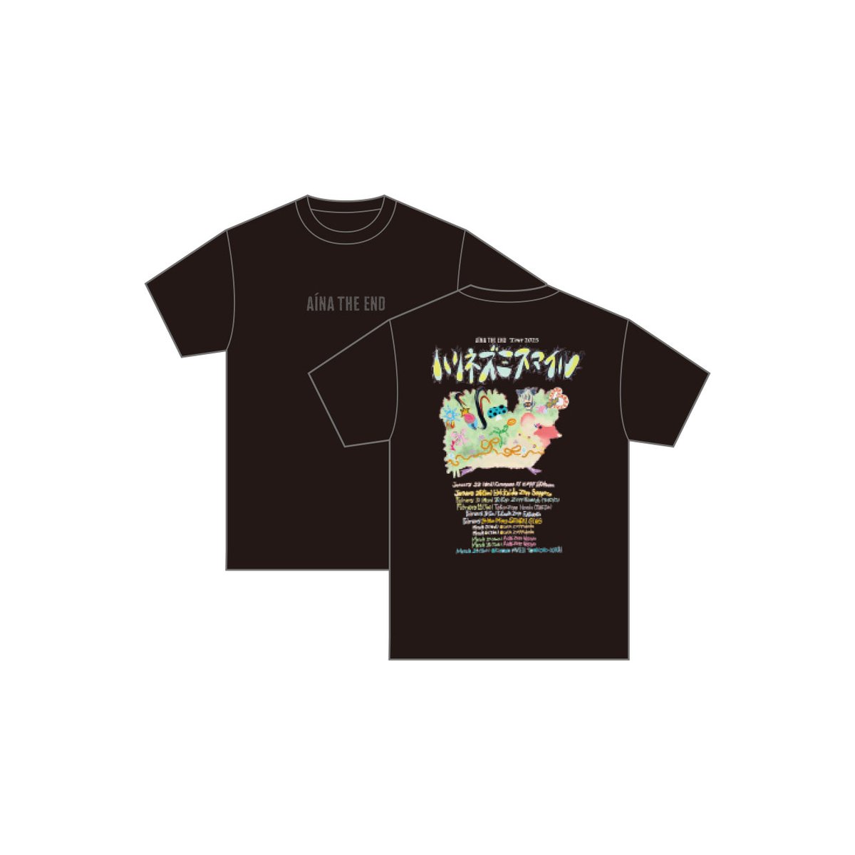 【未開封】アイナジエンド XL ハリネズミスマイル リンガーTシャツ ハリネズミスマイルツアーTシャツ【4月末発送予定】 | AiNA THE