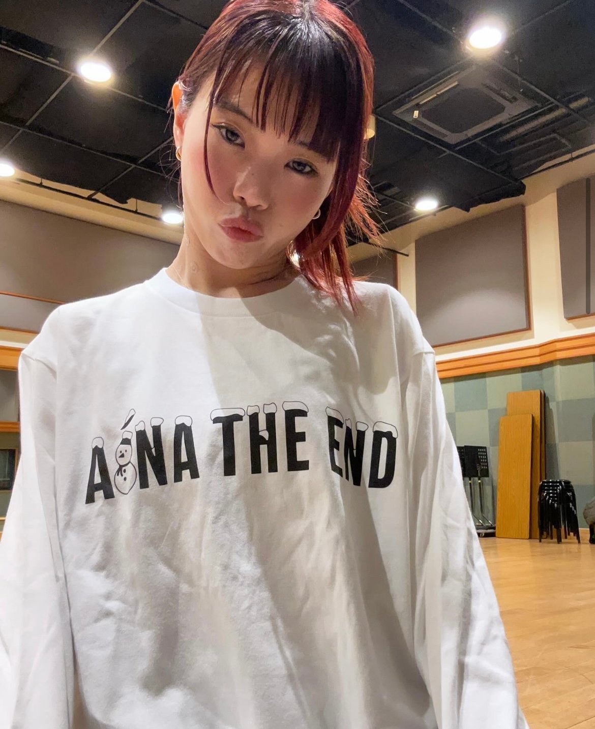 アイナ・ジ・エンド ロンT XL きえないでロングTシャツ アイナ・ジ・エンド きえないでロングTシャツ ロンT XL(アイナ
