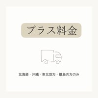 【プラス料金】北海道・沖縄・東北地方・離島