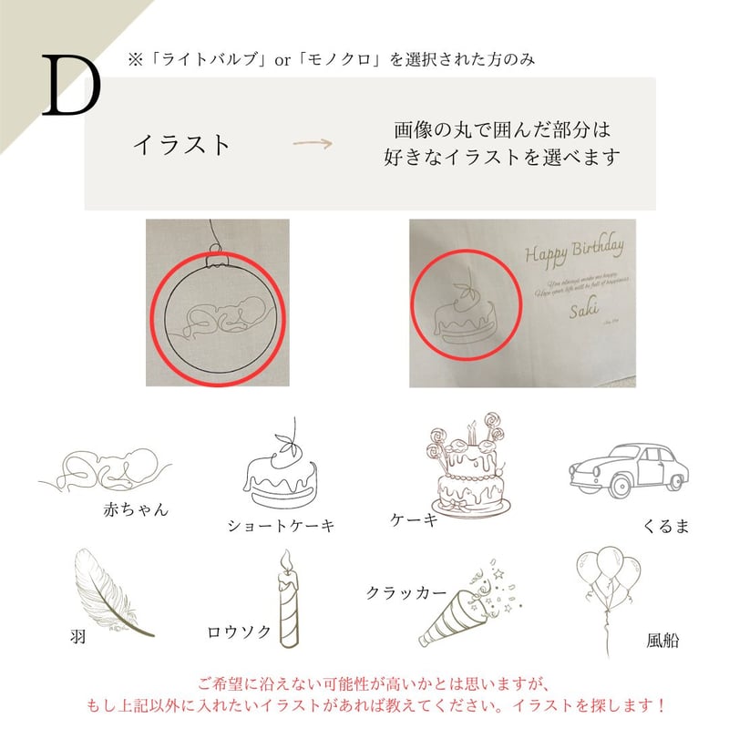 購入品》オリジナルタペストリー | ニューボーンフォトレンタル