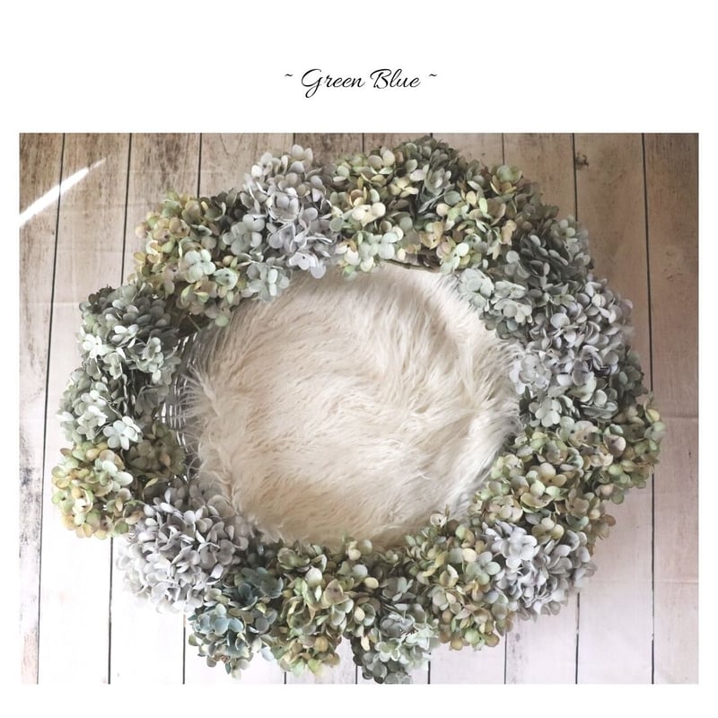 グリーンブルーリース | ニューボーンフォトレンタル Conon