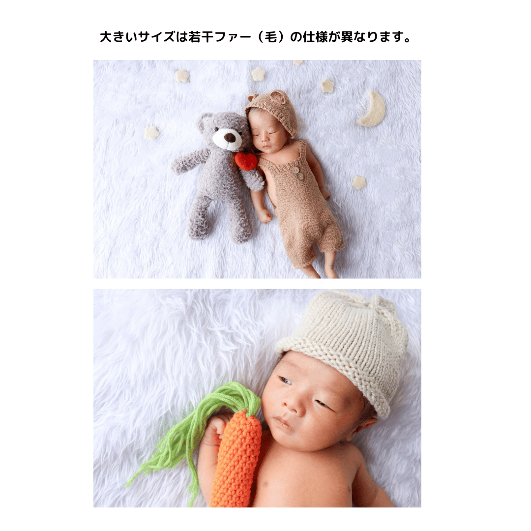 ふわふわ背景に変更 | ニューボーンフォトレンタル 100祝いセルフ撮影