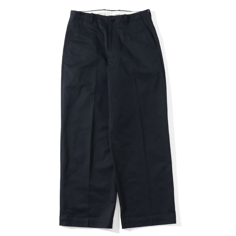 UNIVERSALPRODUCTS No Tuck Wide Chino Trousers |...
