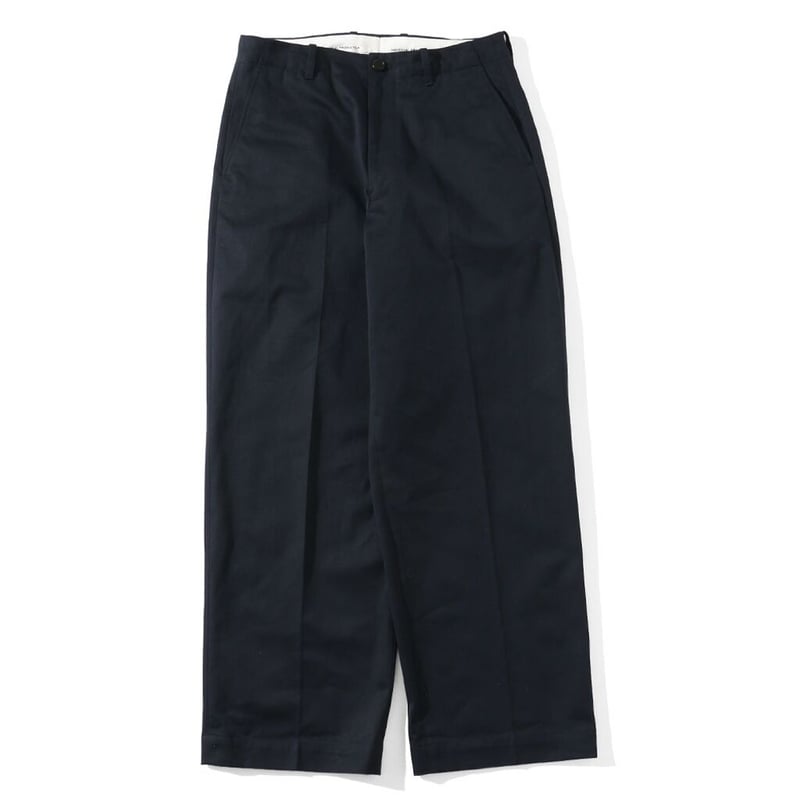 UNIVERSALPRODUCTS No Tuck Wide Chino Trousers |