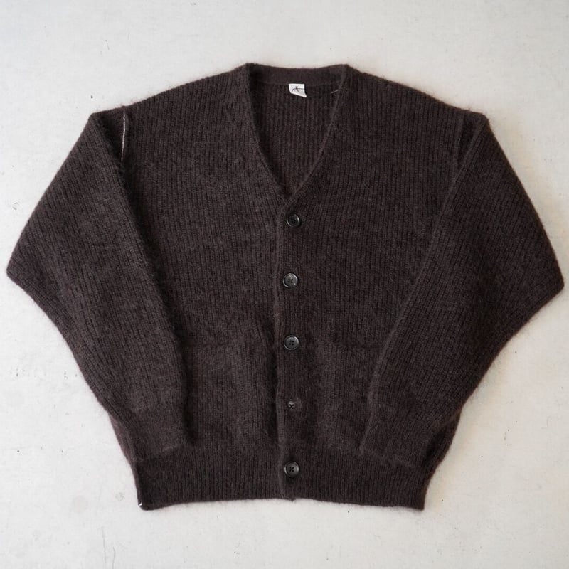 【人気】モヘアカーディガン スーパーキッドモヘア使用 毛足長め 大きめ 2XL SUPER KID MOHAIR V CADIGAN | niki