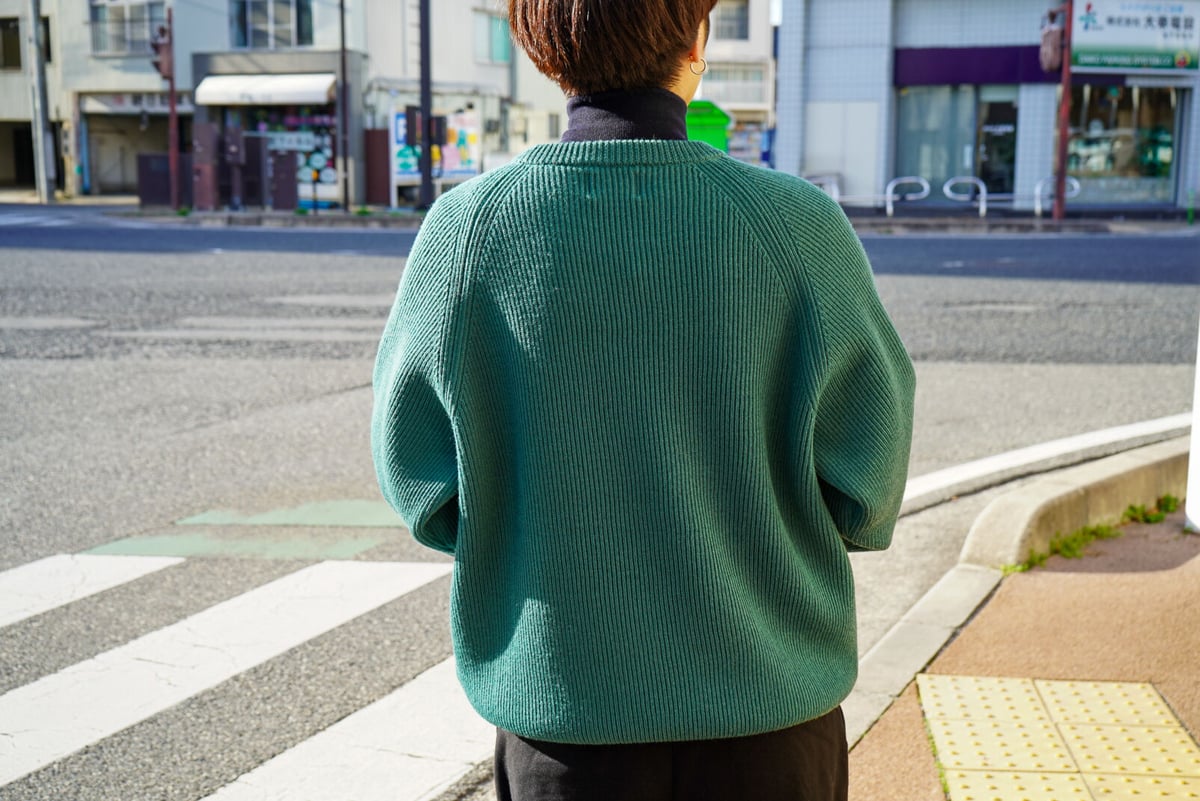 EVCON シェットランドウール　ニット EVCON SHETLAND WOOL LOW GAGE NECK | niki
