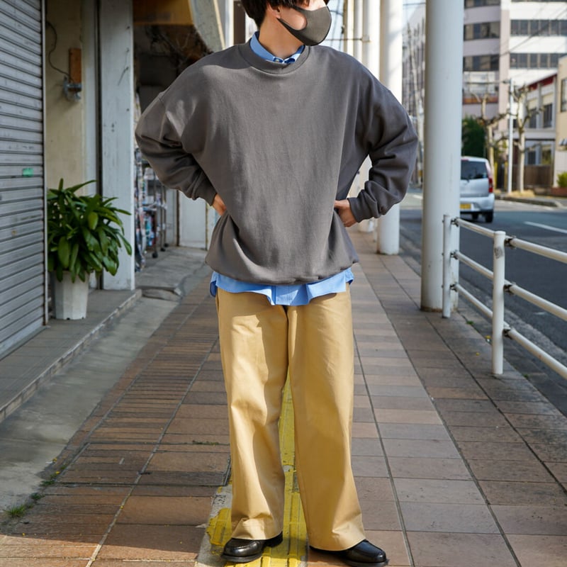 Blanc YM ブランワイエム スウェット メンズ 【古着】【中古】 Blanc YM Cotton Wide Sweat Shirt | niki