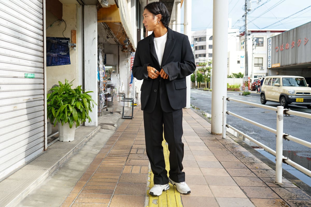 DETACHABLE COLLAR TUXEDO BLAZER | niki