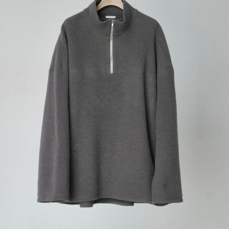 トップス Blanc YM/ Wool half zip pullover Blanc YM / Wool half zip pullover(GRAY)通販サイト - 京都