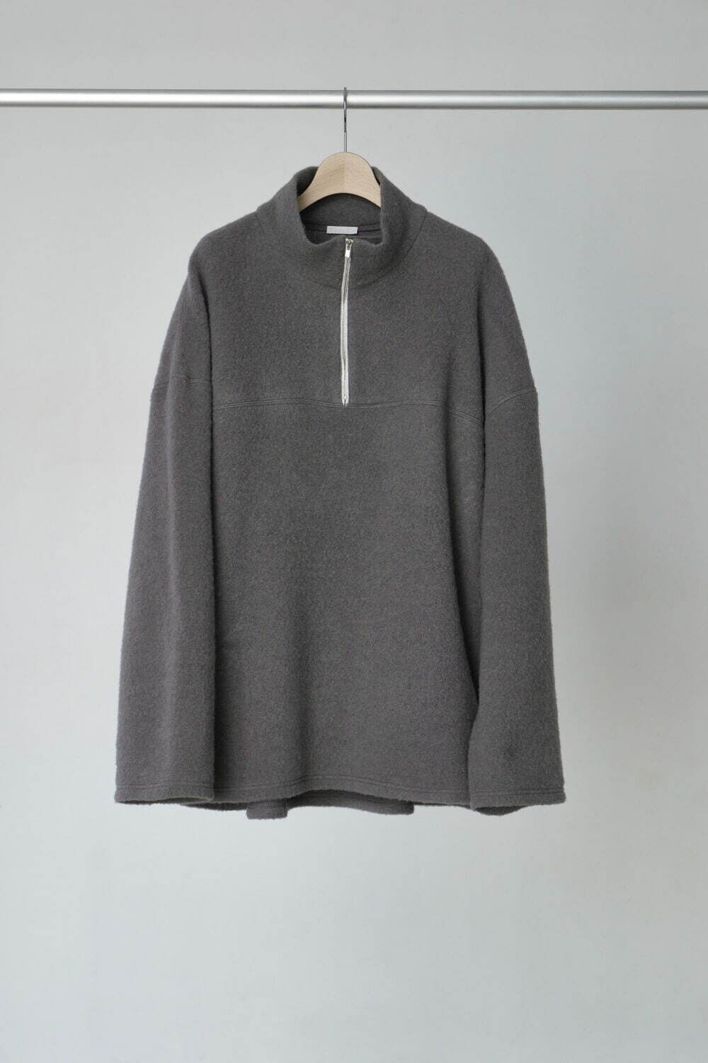 トップス Blanc YM/ Wool half zip pullover Blanc YM / Wool half zip pullover(GRAY)通販サイト - 京都