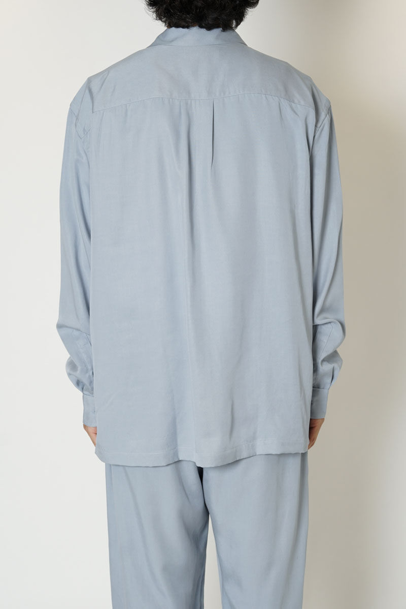 UNIVERSAL PRODUCTSユニバーサルプロダクツ シャツ519O▲ UNIVERSAL PRODUCTS OPEN COLLAR L/S SHIRT | niki